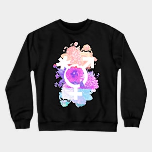 Floral Pronouns Crewneck Sweatshirt